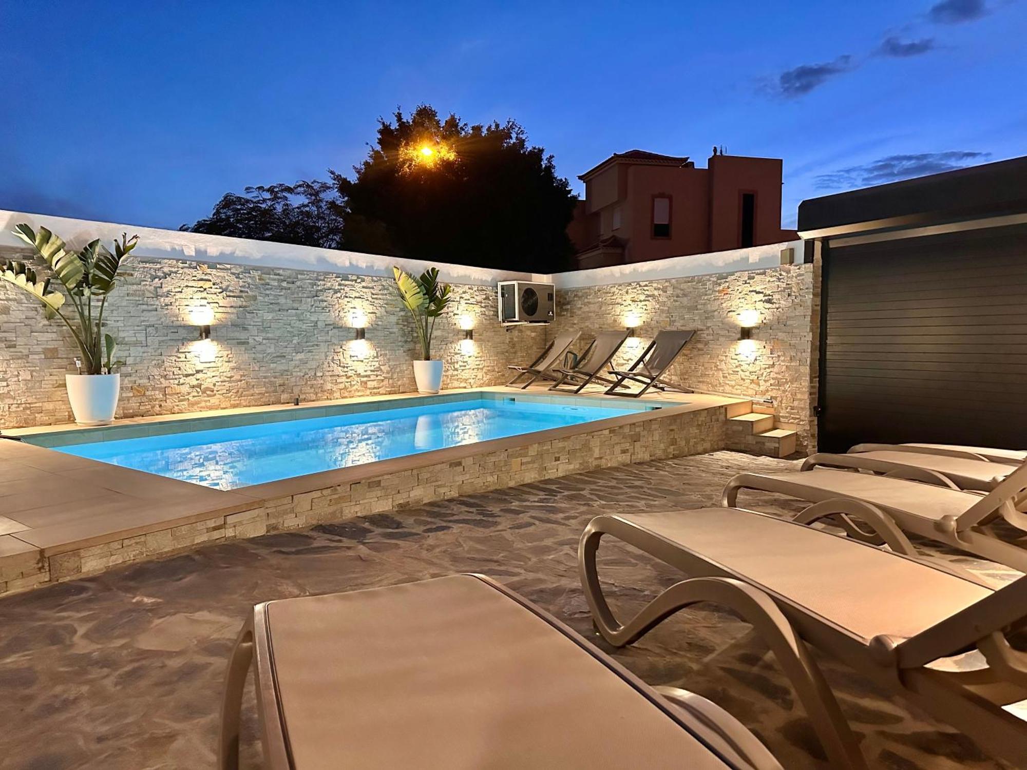Luxury House Atlantico Private Heated Pool Daire Costa Adeje Dış mekan fotoğraf