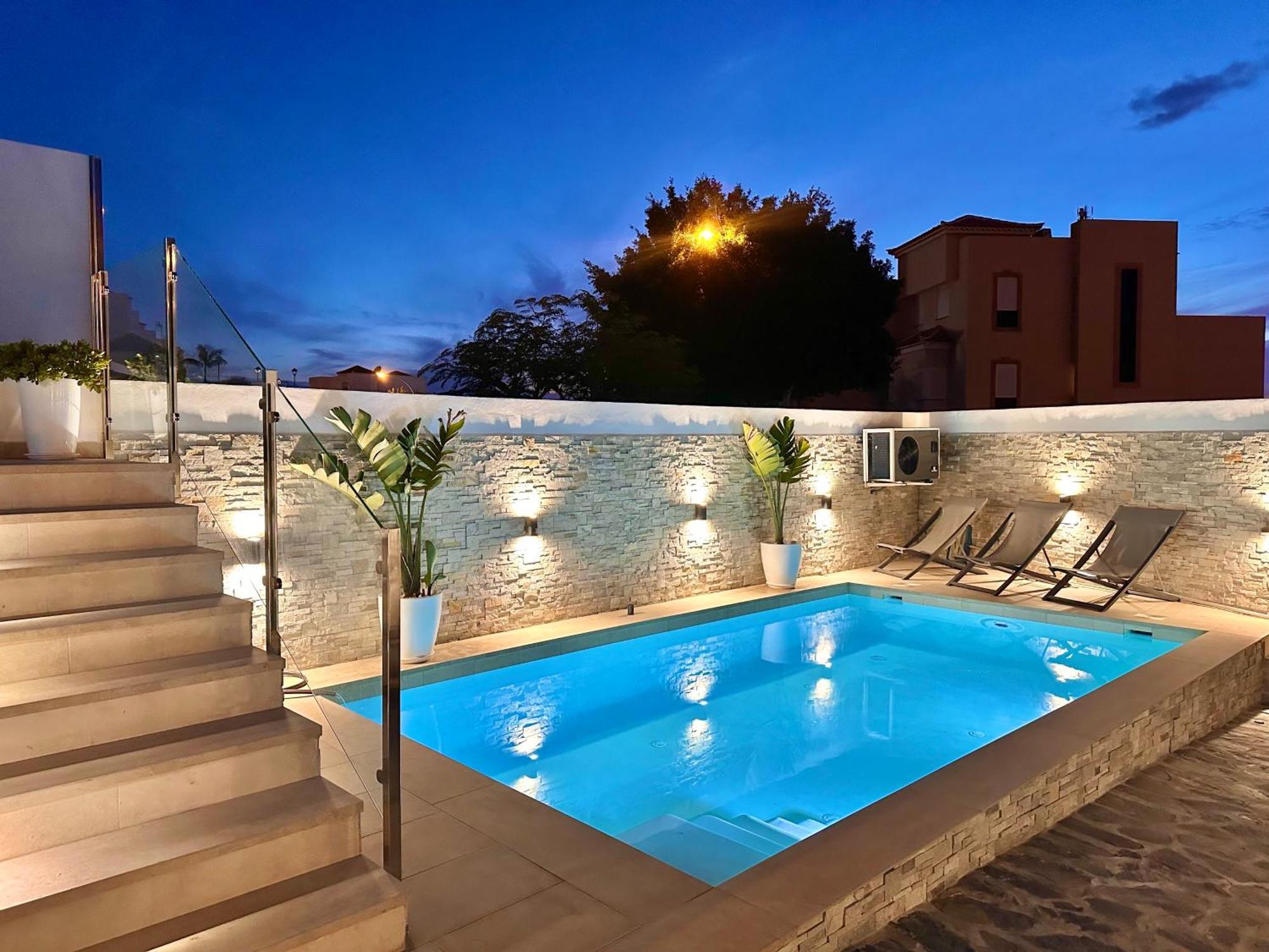 Luxury House Atlantico Private Heated Pool Daire Costa Adeje Dış mekan fotoğraf